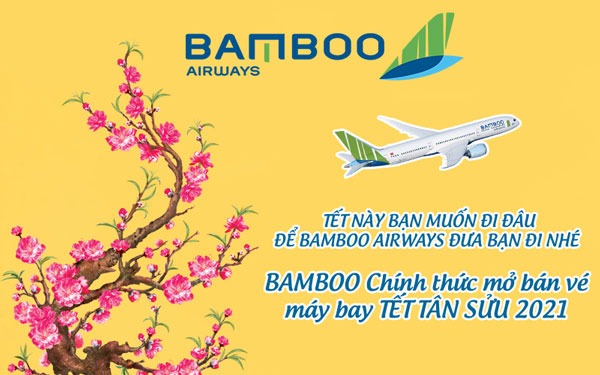 Bamboo Airways mở giá 99.000 đến 4,7 triệu đồng/vé