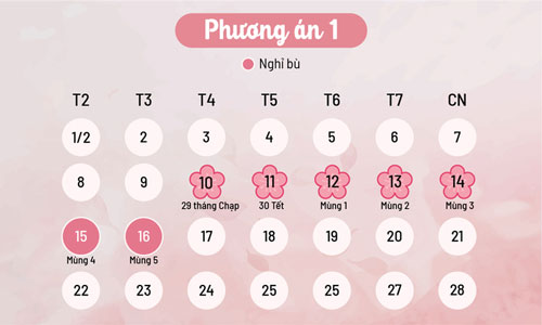 Hai phương án nghỉ Tết Tân Sửu 2021