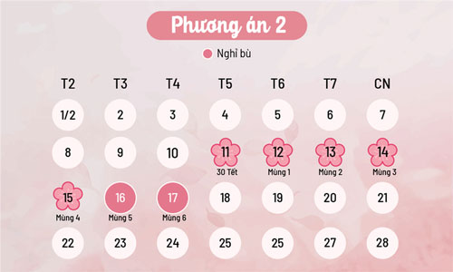 Hai phương án nghỉ Tết Tân Sửu 2021